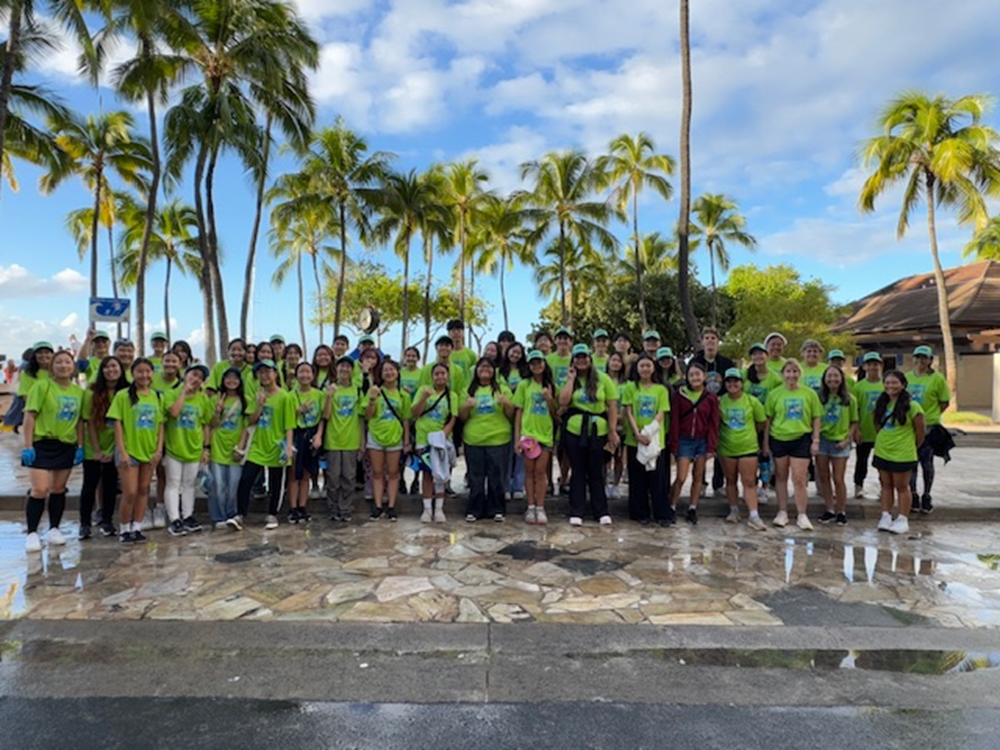 Kiwanis at Honolulu marathon